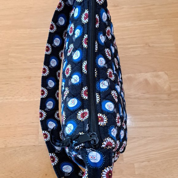 Vera Bradley Night Owl Maggie Style Shoulder Bag Purse Fall 2008 Line Retired - Picture 4 of 9